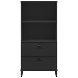 Bookcase VIKEN Black 60x35x123 cm Engineered Wood 374948