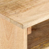TV Cabinet 140x30x50 cm Solid Mango Wood 320797