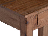 Plant Stand with Drawer Brown 34 x 25 x 52 cm Mahogany Wood 42012412