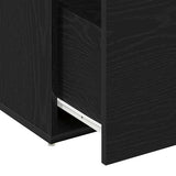 Hall Bench Black Oak 80 x 40 x 45 cm Engineered Wood 862701