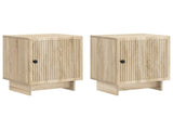 Bedside Cabinet 2 pcs Sonoma Oak 43 x 34.5 x 50 cm 893880
