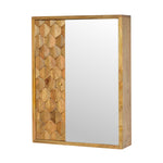 Pineapple Carved Mirror Cabinet IN540