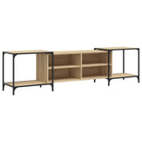 TV Cabinet Sonoma Oak 203x37x50 cm Engineered Wood 837608