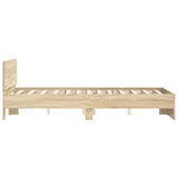 Bed Frame Sonoma Oak Engineered wood Small Double Modern 3207513