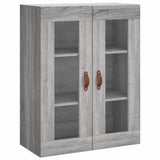 Highboard Grey Sonoma 69,5x34x180 cm Engineered Wood 3198575