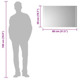 LED Bathroom Mirror 80x50 cm 151748