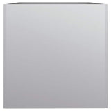 Planter Silver 62x40x39 cm Galvanised Steel 841600