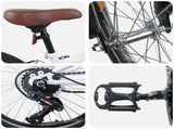 Mountain Bike 20 Inches 6-Speed for 5-8 Years Old White 42009740