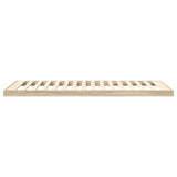 Floor Bed Frame Sonoma Oak 90 x 200 cm Engineered Wood 893542