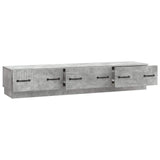 TV Cabinet Concrete Grey 147 x 34.5 x 27 cm Engineered Wood 895398