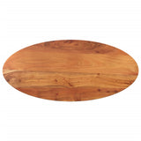 Table Top 120x60x3.8 cm Oval Solid Wood Acacia 370816