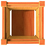 Garden Planters 2 pcs Wax Brown Solid Wood Pine 837399