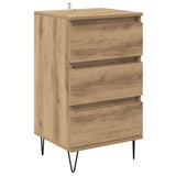 Sideboard Artisan Oak 40 x 35 x 70 cm Engineered Wood and Iron 881706