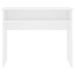 ZNTS Desk White 90x50x74 cm Engineered Wood 801170