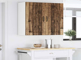 Wall Cabinet LUCCA Old Wood 80 x 31 x 80 cm Engineered Wood 885063