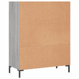Bookcase Grey Sonoma 69.5x32.5x90 cm Engineered Wood 828370