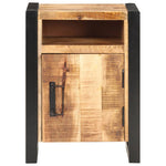 ZNTS Bedside Cabinet 40x35x55 cm Solid Mango Wood 321567