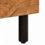 Side Cabinets 2 pcs 60x33x75 cm Solid Wood Acacia 3206285