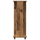 Wardrobe with Shelf Old Wood 102 x 38 x 110 cm Engineered wood 873907