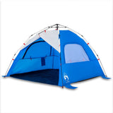 Beach Tent 3-Person Azure Blue Quick Release Waterproof 4005314