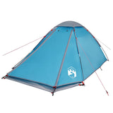 Camping Tent Dome 4-Person Blue Waterproof 94770
