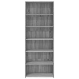 Highboard Grey Sonoma 70x41x185 cm Engineered Wood 3281692