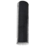 ZNTS Hexagon Fence Grey 0.4x100 m Steel 42005590