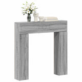 Fireplace Surround Grey Sonoma 102 x 18 x 100.5 cm 8006612