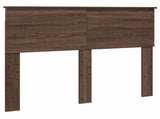 Bed Frame with Drawer Brown Oak 135 x 190 cm Engineer Wood 3410720