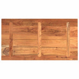 Table Top 100x50x2.5 cm Rectangular Solid Wood Acacia 370919