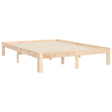 Bed Frame without Mattress 140x200 cm Solid Wood Pine 3193596