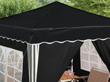 Pop-up Party Tent 195 x 195 x 245 cm Anthracite Oxford Fabric 42019737