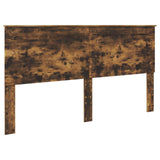 Bed Frame Smoked Oak 180 x 200 cm Solid Pine Wood 3409322