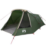 Tunnel Tent 3-Person Green and White 328 x 228 x 115 cm 42004050