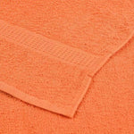 ZNTS Sauna Towels 4 pcs Orange 80x200 cm 360 gsm 100% Cotton 136912