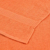 ZNTS Sauna Towels 4 pcs Orange 80x200 cm 360 gsm 100% Cotton 136912