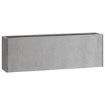 ZNTS Wall Planters 2 pcs Rusty Corten Steel 53x10x17 cm 823686