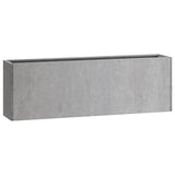 ZNTS Wall Planters 2 pcs Rusty Corten Steel 53x10x17 cm 823686