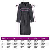 Bathrobe KINN Anthracite S Cotton 4100817