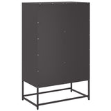 Highboard Black 68x39x111.5 cm Steel 846608
