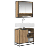 Bathroom Furniture Set 2 pcs Artisan Oak Engineered Wood 3402555