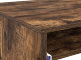Desk with Drawer Smoked Oak 77.5 x 43 x 79 cm Engineered Wood 869518
