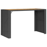 Garden Bar Set Black Poly Rattan 5 Piece Set Durable 3328891