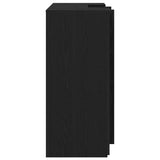 Reception Desk Black Oak 135x50x103,5 cm Engineered Wood 3324188