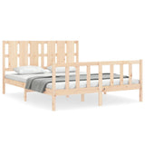 Bed Frame without Mattress 160x200 cm Solid Wood Pine 3192241