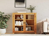 Cabinet with Shelf Brown 80 x 35 x 95 cm Solid Oak Wood 4106556