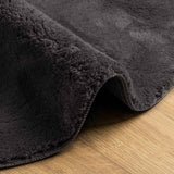 Carpet HUARTE Anthracite 100 x 200 cm Polyester 4103657