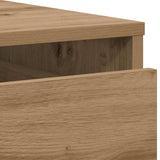 Corner Chest of Drawers Artisian Oak 40x41x76 cm Engineered Wood 852869