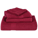 8 Piece Towel Set "FROGN" Bordeaux 360 gsm 137064