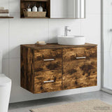 Bathroom Cabinet In-between Smoked Oak 30 x 44.5 x 50 cm 890378
